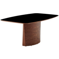 MATBORD i trä 192/102/74 cm   - svart/naturfärgad, Design, trä (192/102/74cm) - Skovby