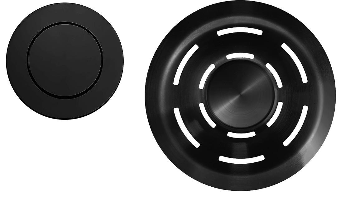 DREHEXCENTERKAPPE 106064  - Schwarz, Basics, Metall (12cm) - HKT