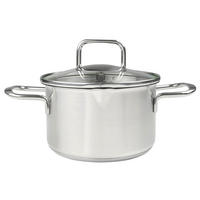 Oală Pentru Carne 1,5 L  - culoare inox, Design, sticlă/metal (1500ml) - Chefkoch+Fackelmann