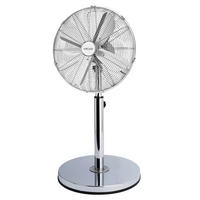 STANDVENTILATOR - Chromfarben, Basics, Metall (44,5/39/90-129cm) - Mican