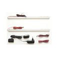 EINLEGEBODENBELEUCHTUNGS-SET  - Weiß, Natur, Kunststoff/Metall (45/2/2cm) - Hom`in