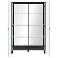 HIGHBOARD 100/150/33 cm  in Schwarz  - Schwarz, KONVENTIONELL, Glas/Holzwerkstoff (100/150/33cm) - Carryhome