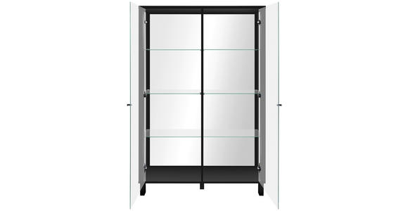 HIGHBOARD 100/150/33 cm  in Schwarz  - Schwarz, KONVENTIONELL, Glas/Holzwerkstoff (100/150/33cm) - Carryhome