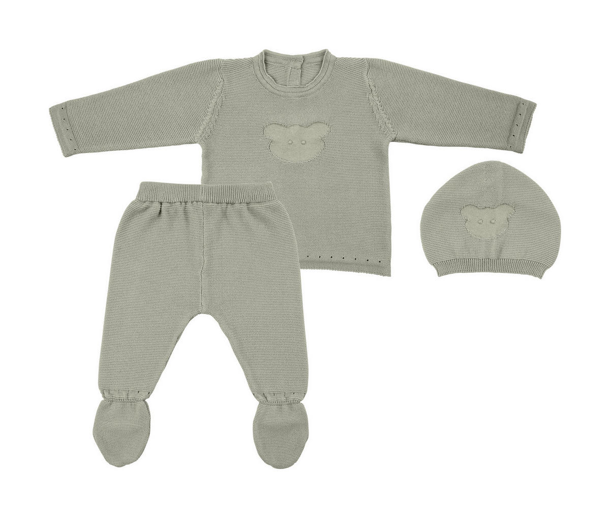 BABYBEKLEIDUNGSSET - Grün, Basics, Textil (56null) - Avelia