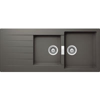 SPÜLE SIGD200USIL  - Grau, Basics, Stein (116/50cm) - Schock