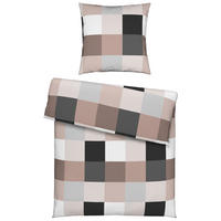 BETTWÄSCHE Fleece 135/200 cm  - Taupe, Textil (135/200cm) - Novel