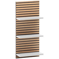 BADEZIMMERREGAL 30,3/70,2/17,5 cm  - Weiss/Eichefarben, Modern, Holzwerkstoff (30,3/70,2/17,5cm) - Stylife