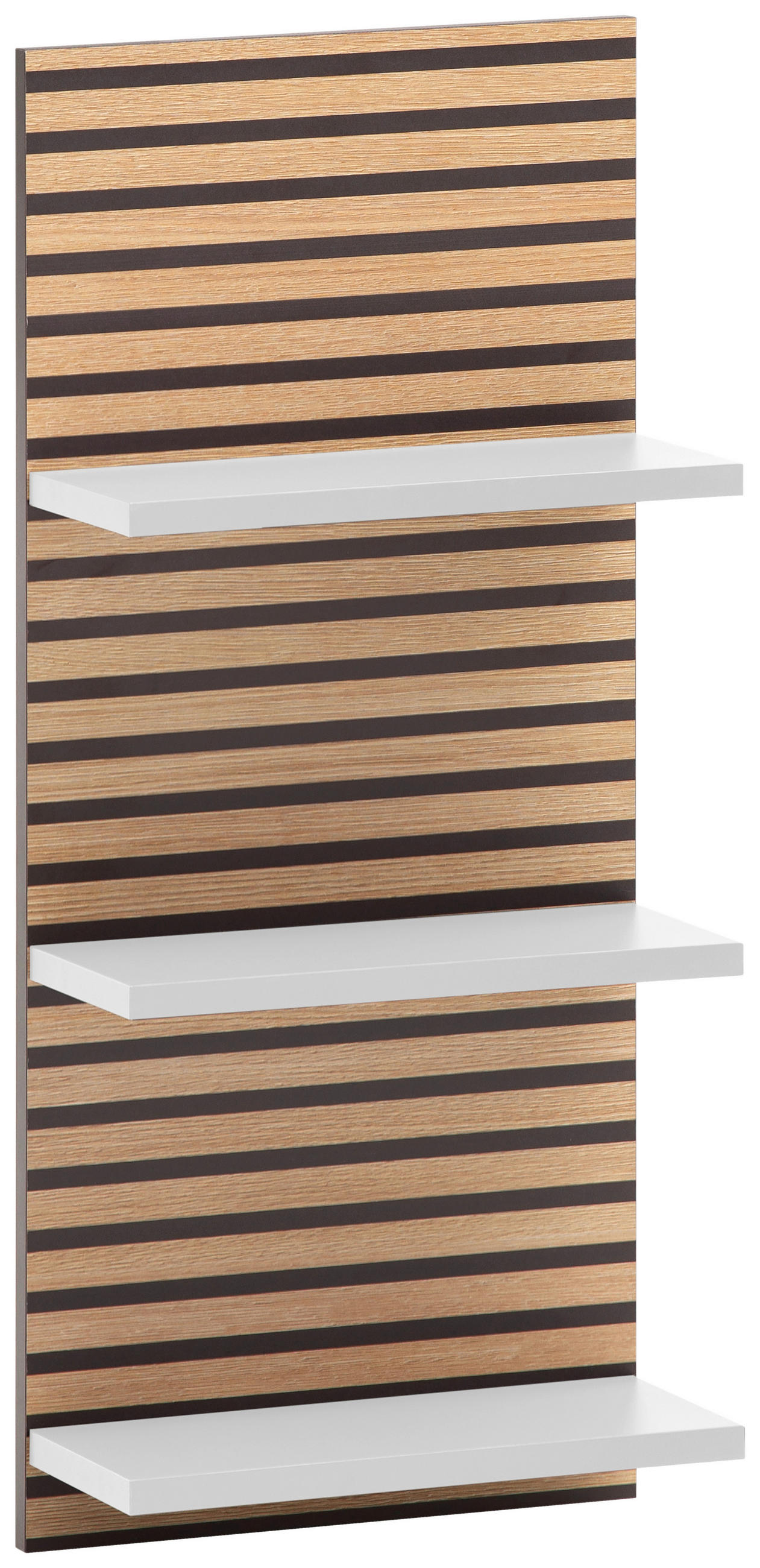 Stylife Badezimmerregal Katta Weiß, Eiche 30.3x70.2x17.5 cm
