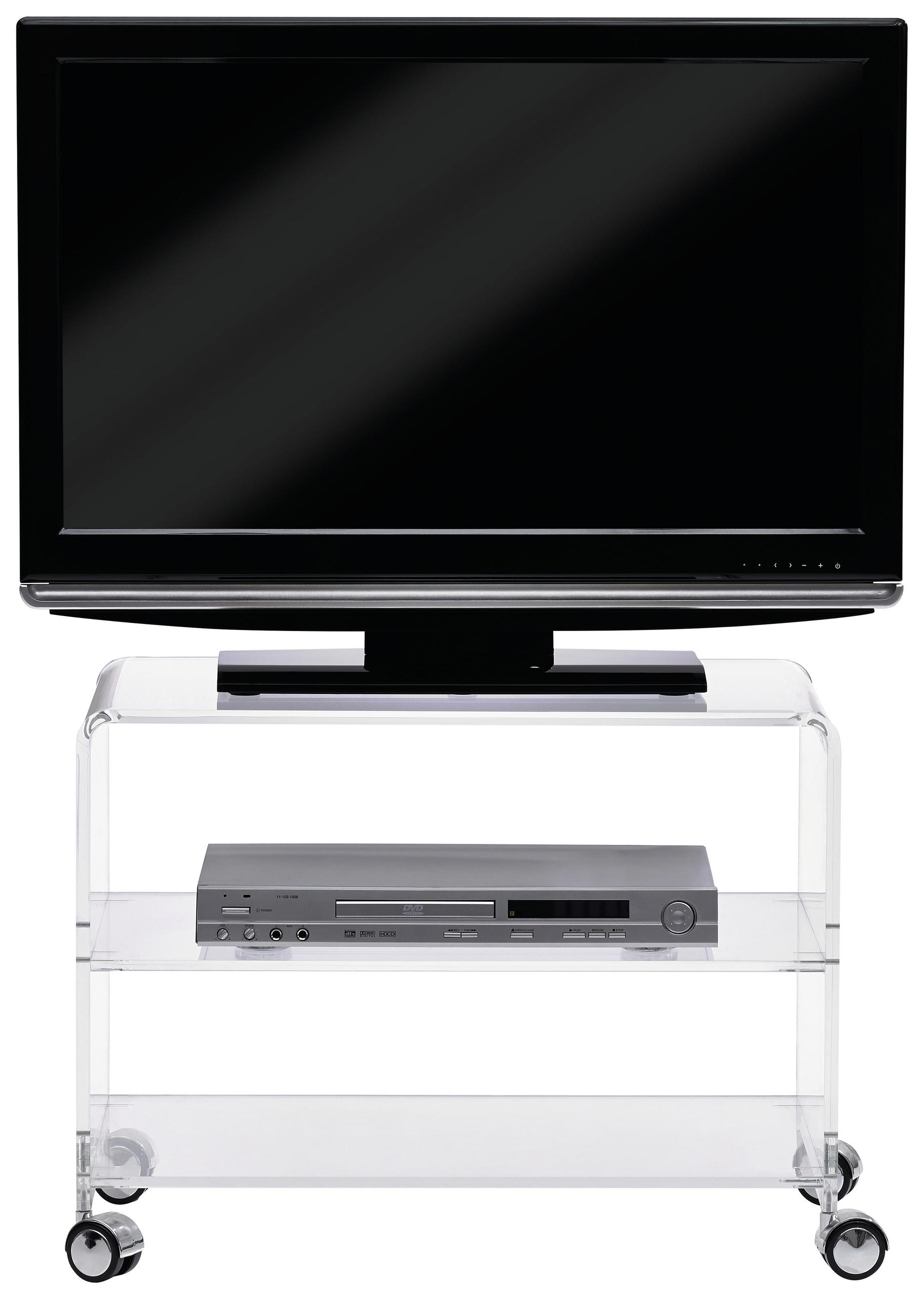 TV-ELEMENT Klar  - Klar, Design, Kunststoff (63/48/38cm)