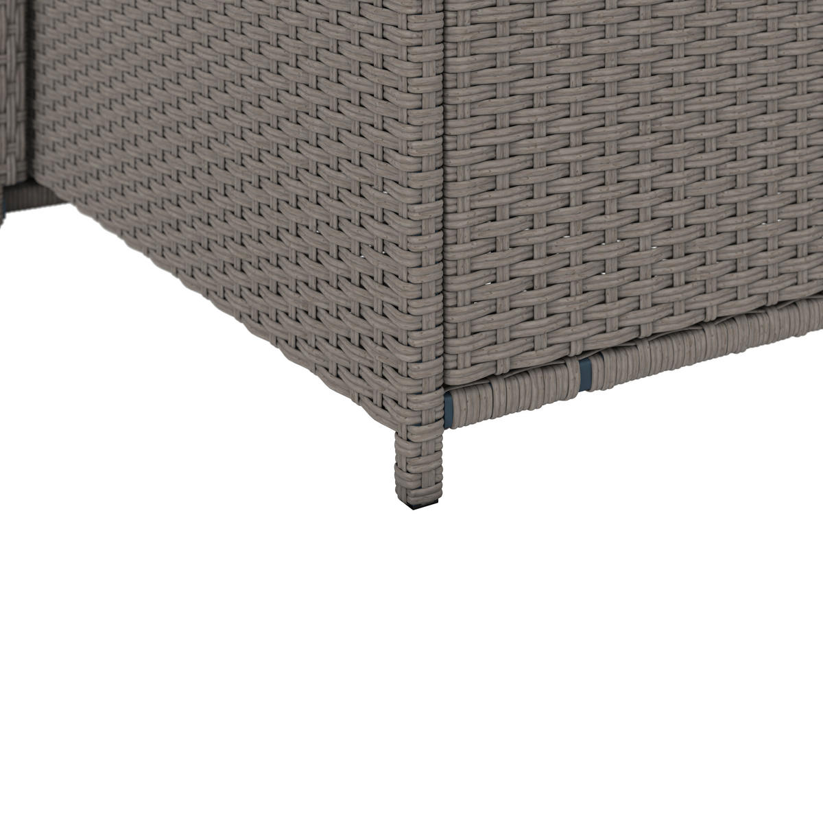LOUNGESOFA 126/110/95/30,5/82/64 cm Stahl  - Grau, MODERN, Kunststoff/Textil (126/110/95/30,5/82/64cm) - Ambia Garden