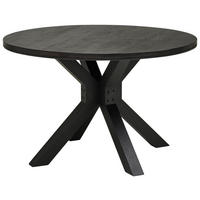 ESSTISCH in Holz  - Schwarz, MODERN, Holz (120/76/120cm) - MID.YOU