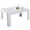 KONFERENČNÍ STOLEK, bílá, kompozitní dřevo, 90/46/50 cm - bílá, Moderní, kompozitní dřevo (90/46/50cm) - Ti'me