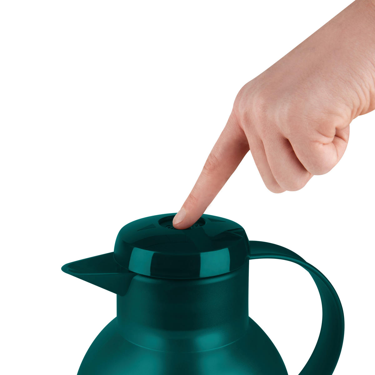 ISOLIERKANNE SAMBA 1,0 L  - Türkis, Basics, Kunststoff (1l) - Emsa