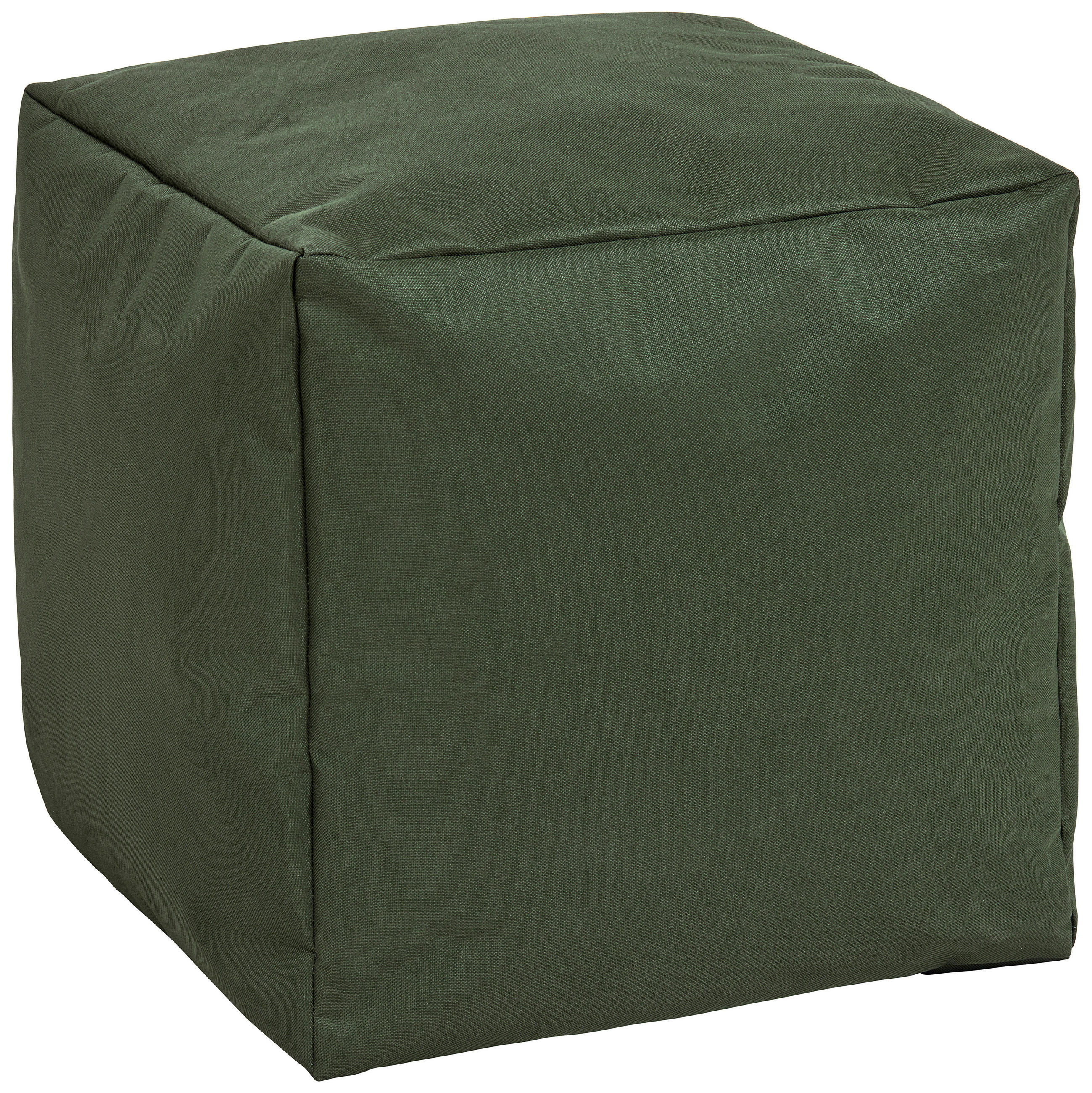 HOCKER in Textil Grün  - Grün, Design, Textil (40/40/40cm) - Boxxx