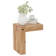 NACHTKÄSTCHEN in massiv Eiche Eichefarben  - Eichefarben, Natur, Holz (41/45/32cm) - Linea Natura