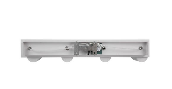 STRAHLER 57,5/8/12,07 cm - Weiß, Basics, Metall (57,5/8/12,07cm) - Novel