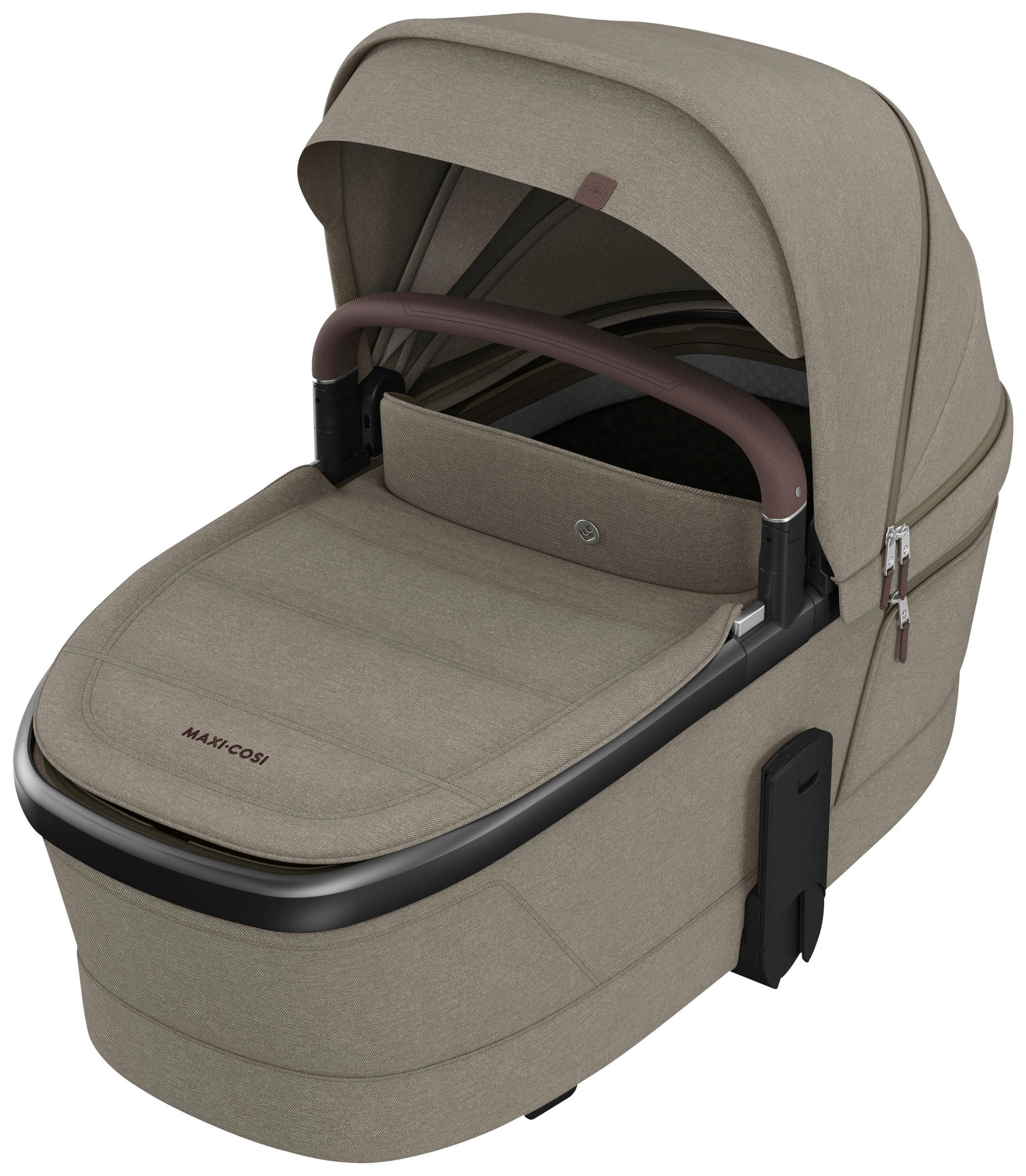 LIGGDEL Fame  - gråbrun, Basics, textil (42,5/64,5/87cm) - Maxi Cosi Pro