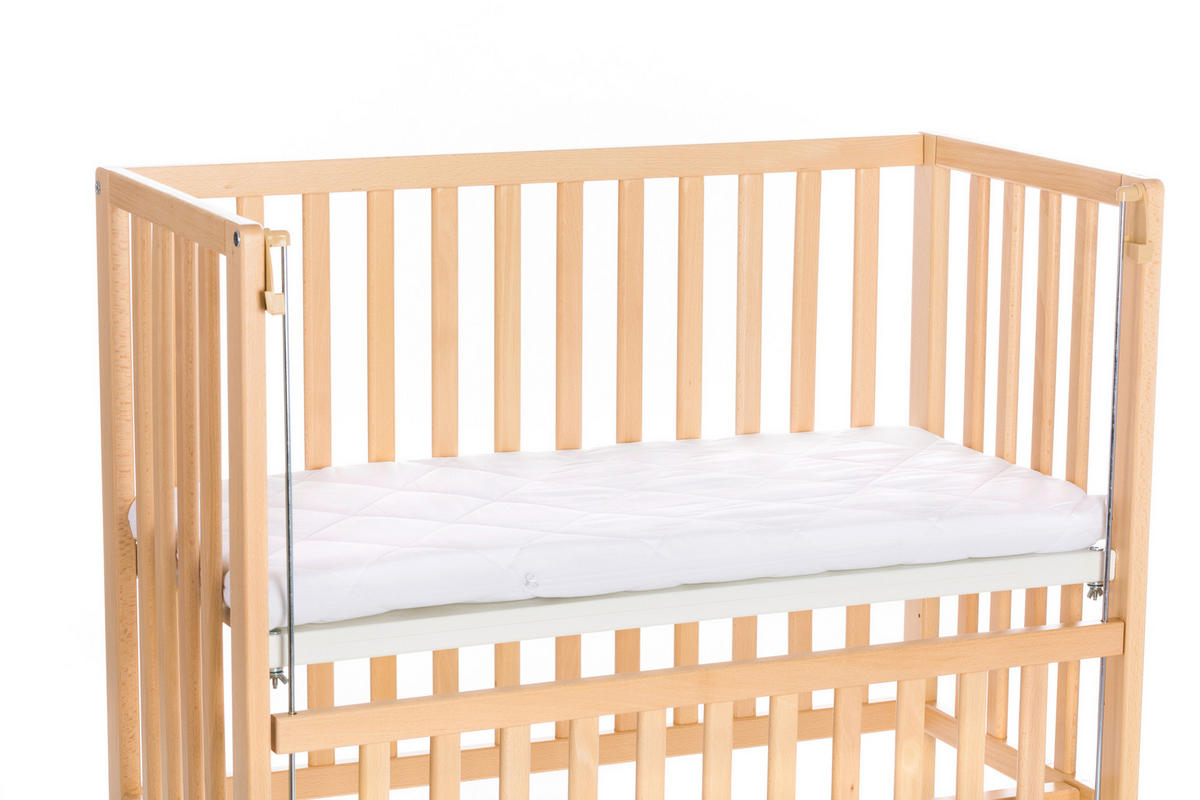 BEISTELLBETTMATRATZE Nino  - Weiß, Basics, Textil (45/90/4,5cm) - Fillikid