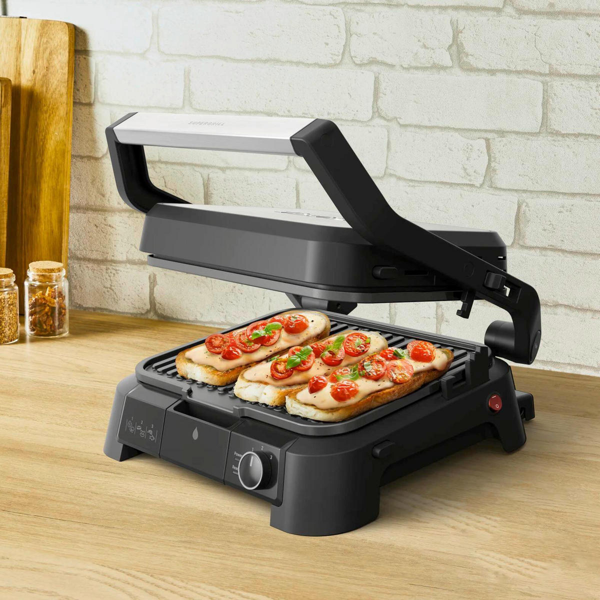 KONTAKTGRILL  - Schwarz, Basics, Kunststoff/Metall - Tefal