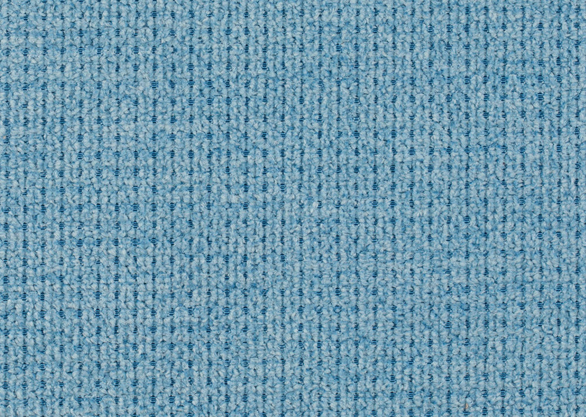 ECKSOFA in Mikrofaser Pastellblau  - Chromfarben/Pastellblau, Design, Textil/Metall (265/180cm) - Carryhome