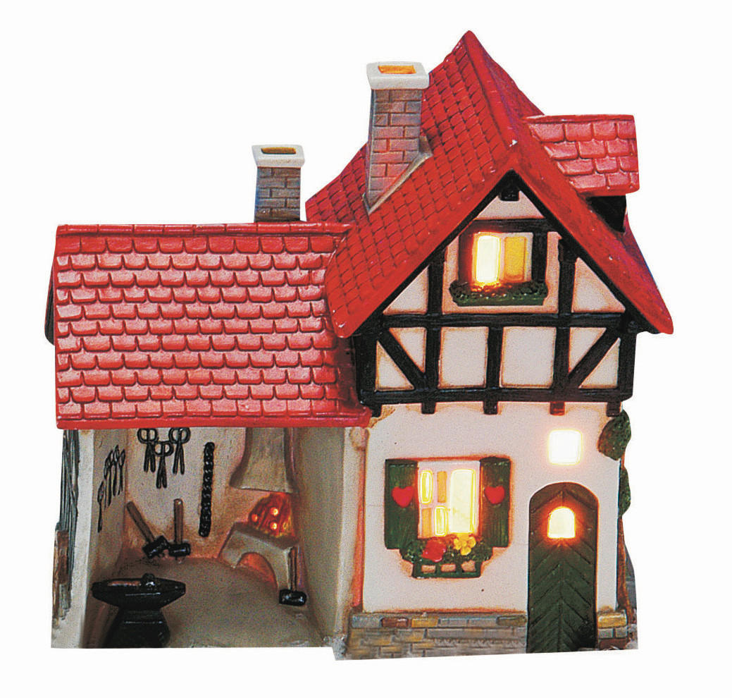XXXLutz Dekohaus Mehrfarbig 16x16x8 cm