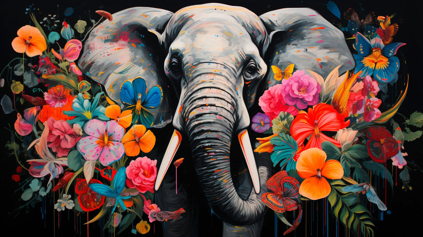 KEILRAHMENBILD Tiere 180/100 cm  - Multicolor, Basics, Holz/Papier (180/100cm)