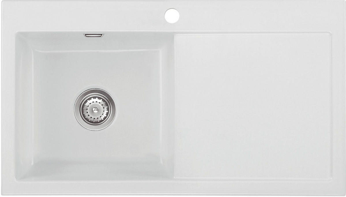 SPÜLE Mera 90 / 50750120  - Weiß, Basics, Keramik (90/20/51cm) - Systemceram