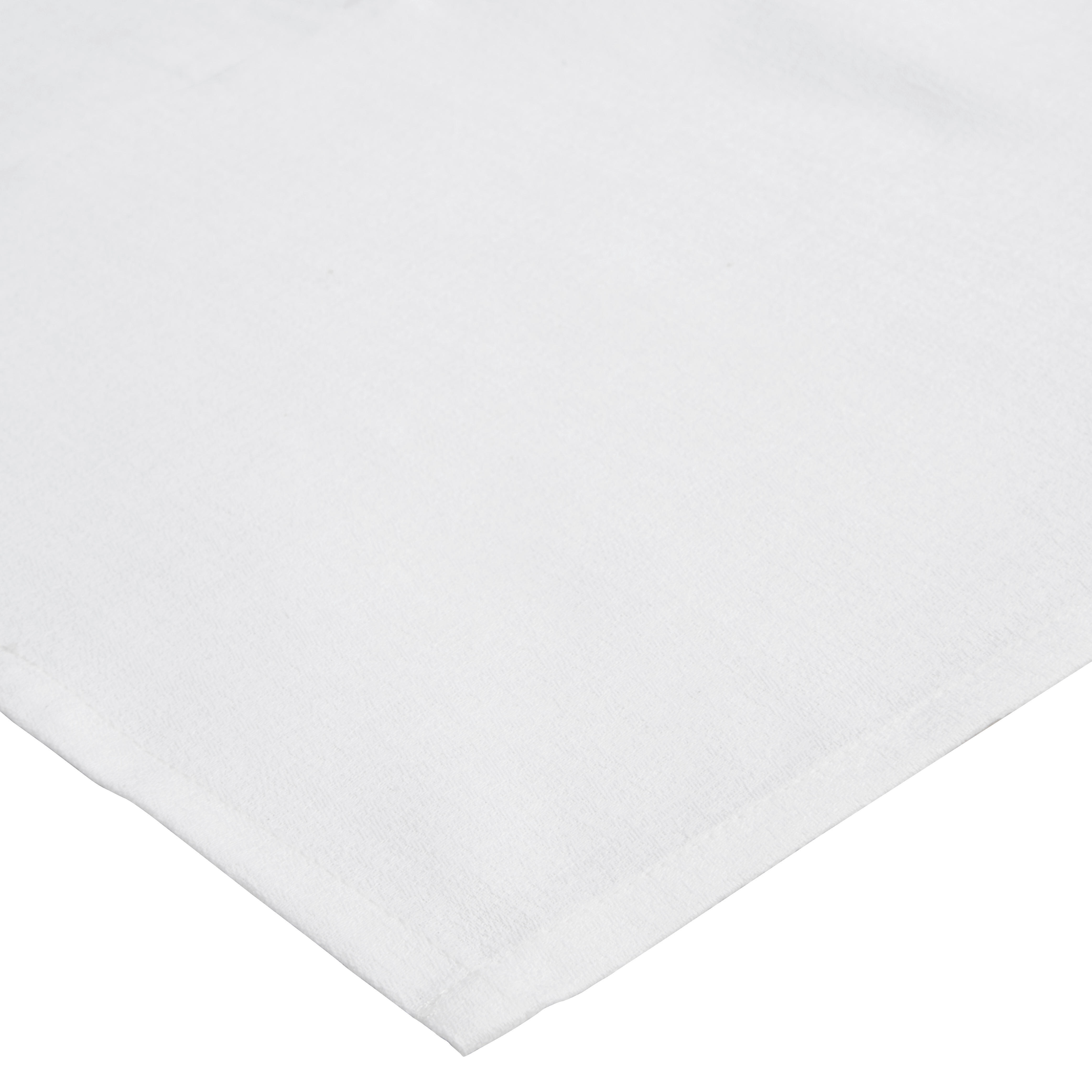 TISCHDECKE DAMAST Textil Flachgewebe Weiß 85/85 cm  - Weiß, Basics, Textil (85/85cm) - Novel