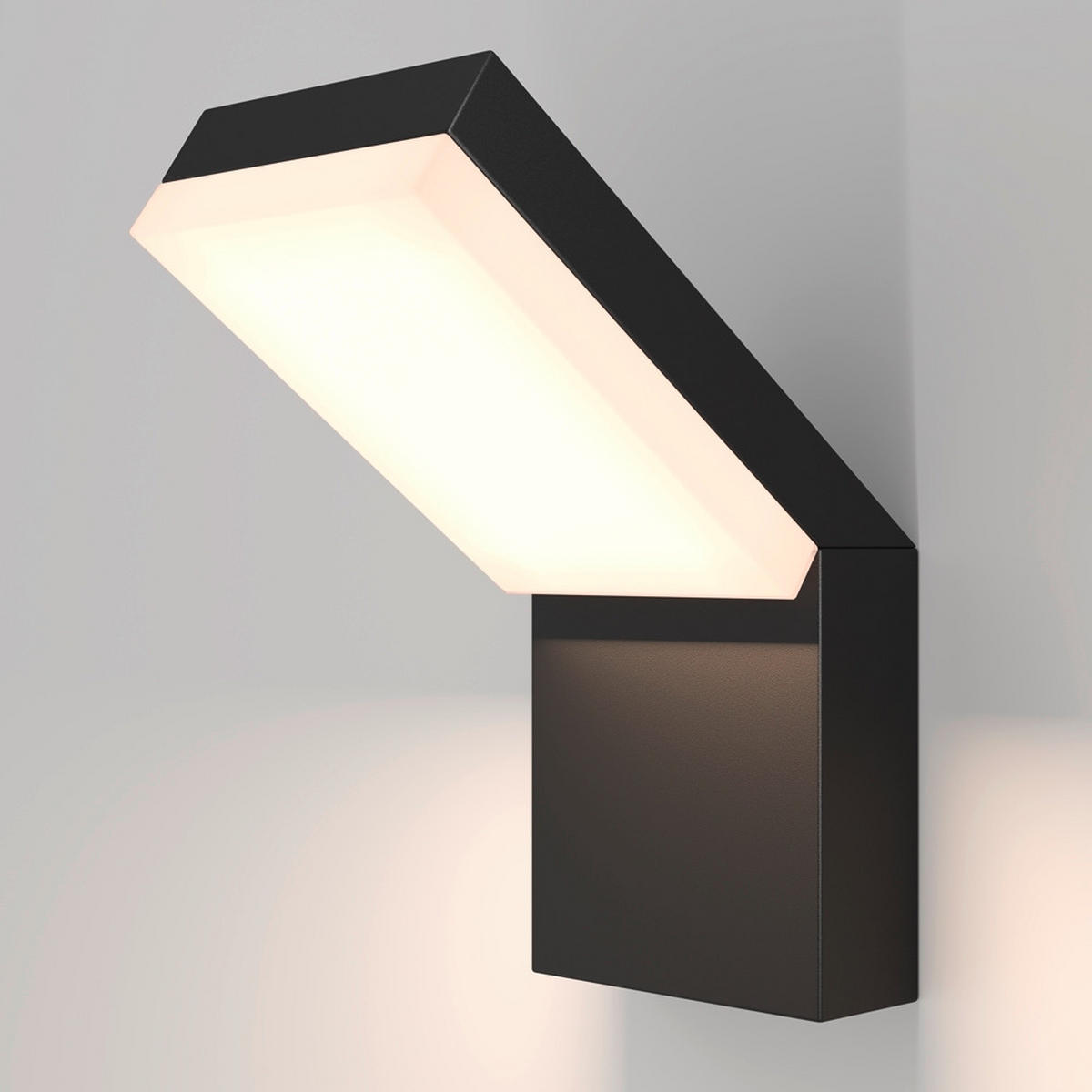 AUSSENWANDLEUCHTE - Schwarz, Modern, Metall (10/16,5/22cm) - MAYTONI