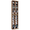 CD-Regal in Eichefarbe - Eichefarben, Konventionell, Holzwerkstoff (42/183/20cm) - MID.YOU