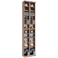 CD-Regal in Eichefarbe - Eichefarben, Konventionell, Holzwerkstoff (42/183/20cm) - MID.YOU