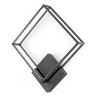 LED-DECKENLEUCHTE 5002 PING 45/45/13 cm  - Schwarz, Design, Metall (45/45/13cm)