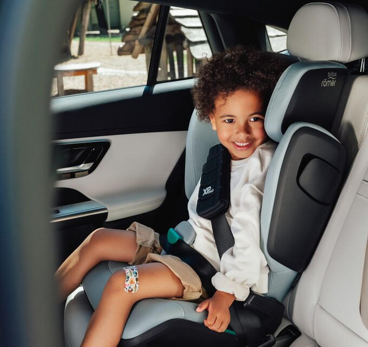 KINDERAUTOSITZ Kidfix Pro  - Pastellblau, Basics, Kunststoff/Textil (48/83/42cm) - Britax Römer