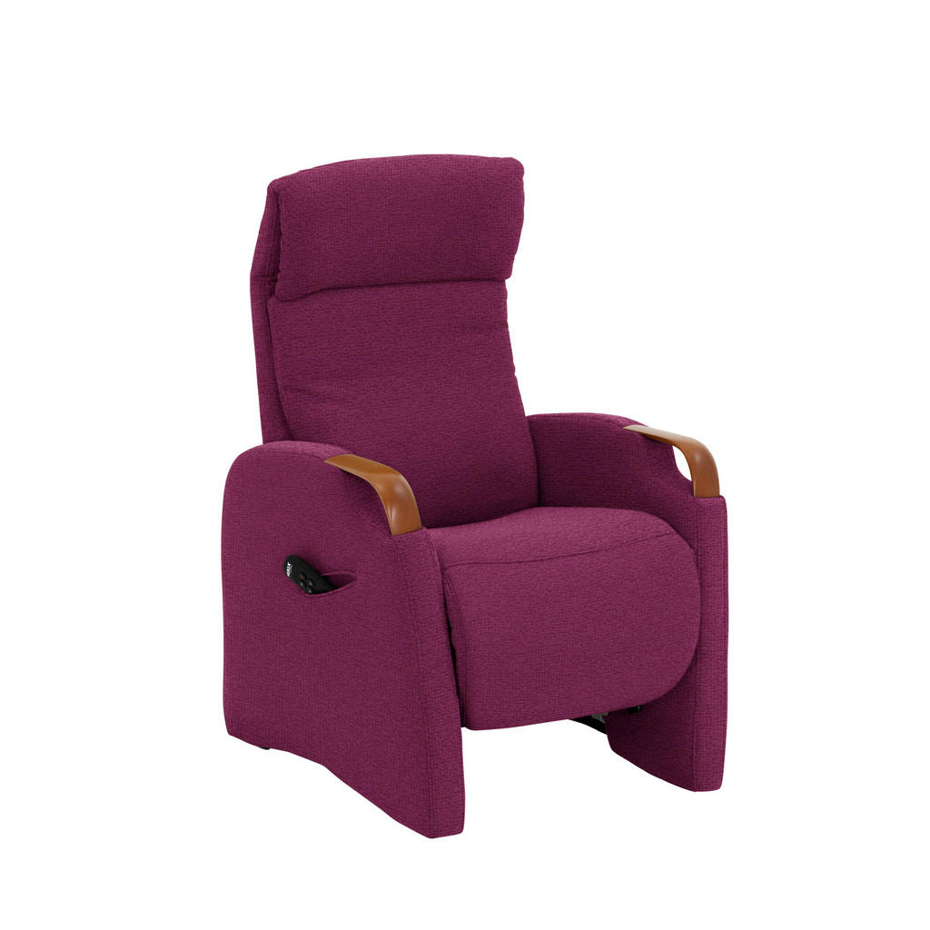 Fernsehsessel In Textil Aubergine Fernsehsessel In Textil Aubergine
