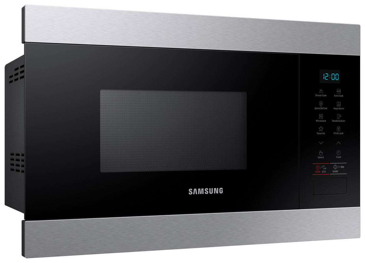 EINBAUMIKROWELLE MS22M8074AT/EG  - Edelstahlfarben/Schwarz, Basics, Glas/Keramik (59,5/38/32cm) - Samsung