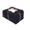 FROTTIERSET PANA Schwarz 8-teilig  - Schwarz, Basics, Textil