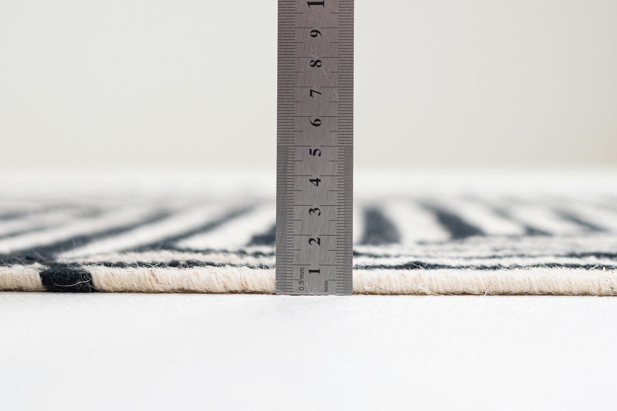 TEPPICH 65/135 cm Schwarz  - Schwarz, Design, Textil (65/135cm) - Tom Tailor