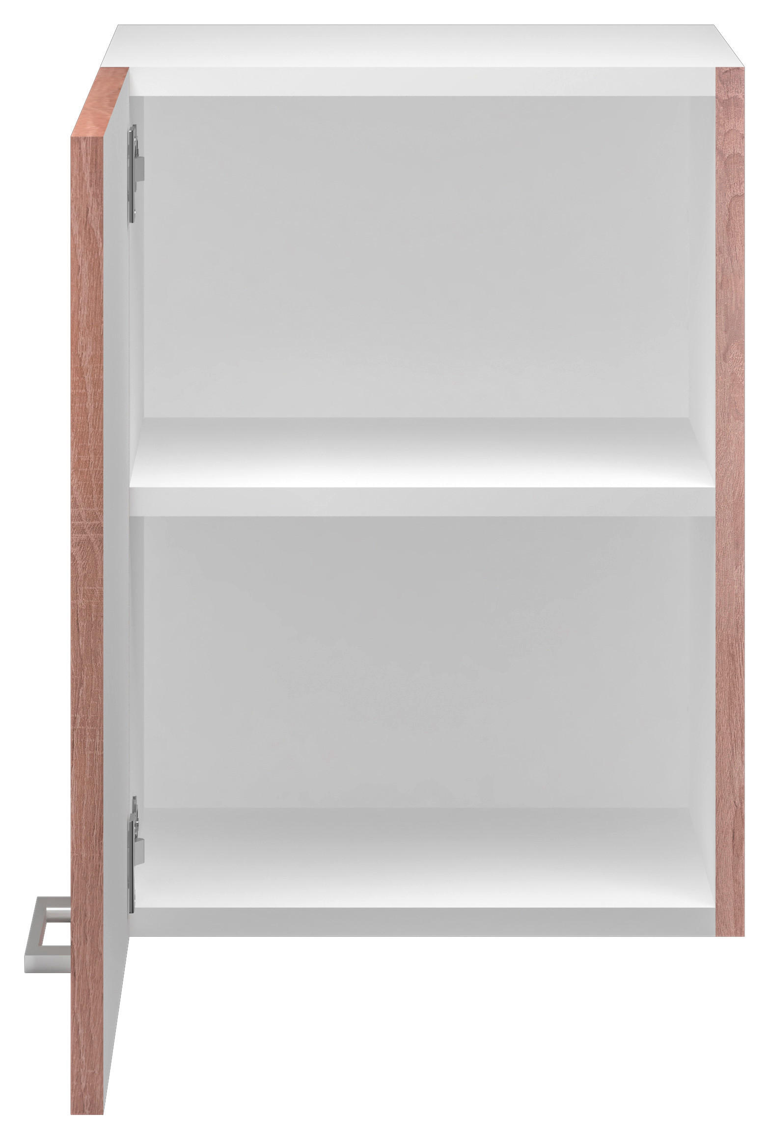 KÜCHENOBERSCHRANK 40/54,8/32 cm  in Weiß, Sonoma Eiche  - Alufarben/Weiß, KONVENTIONELL, Holzwerkstoff/Kunststoff (40/54,8/32cm) - FlexWell