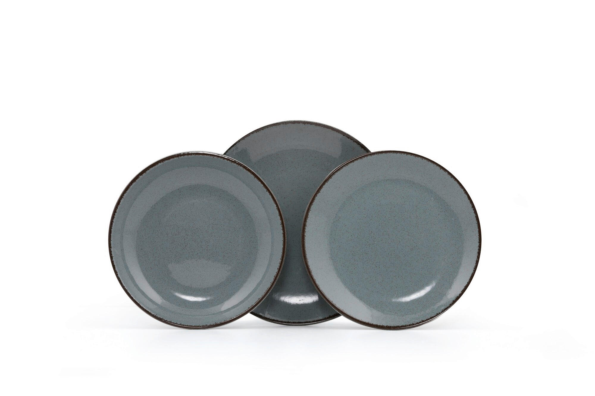 KOMBISERVICE Blau 18-teilig 6 Personen  - Blau, Basics, Keramik (25/25/3cm) - P & B