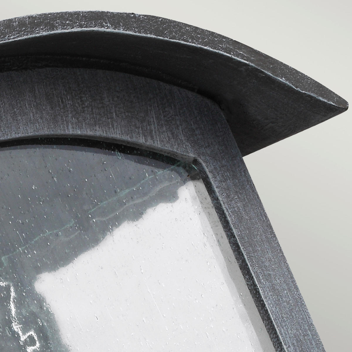 AUSSENWANDLEUCHTE - Schwarz, Konventionell, Glas/Kunststoff (19.6 /29.7/18cm) - Elstead Lighting