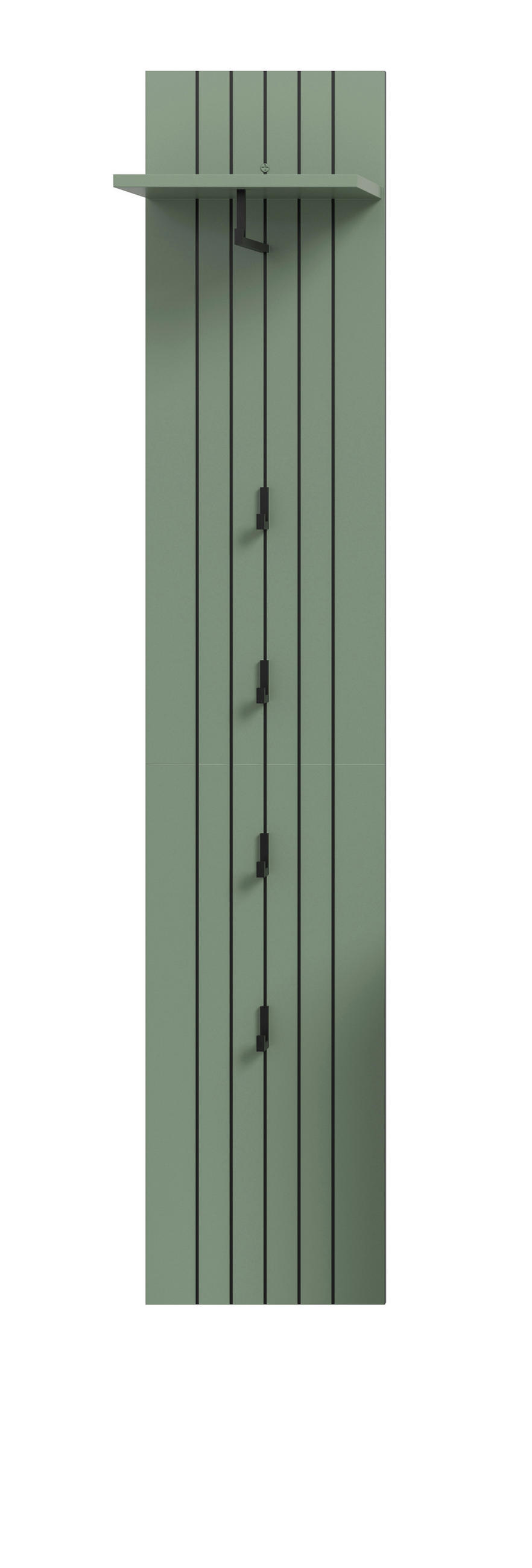 Garderobenpaneel Station Graugrün B: 31cm