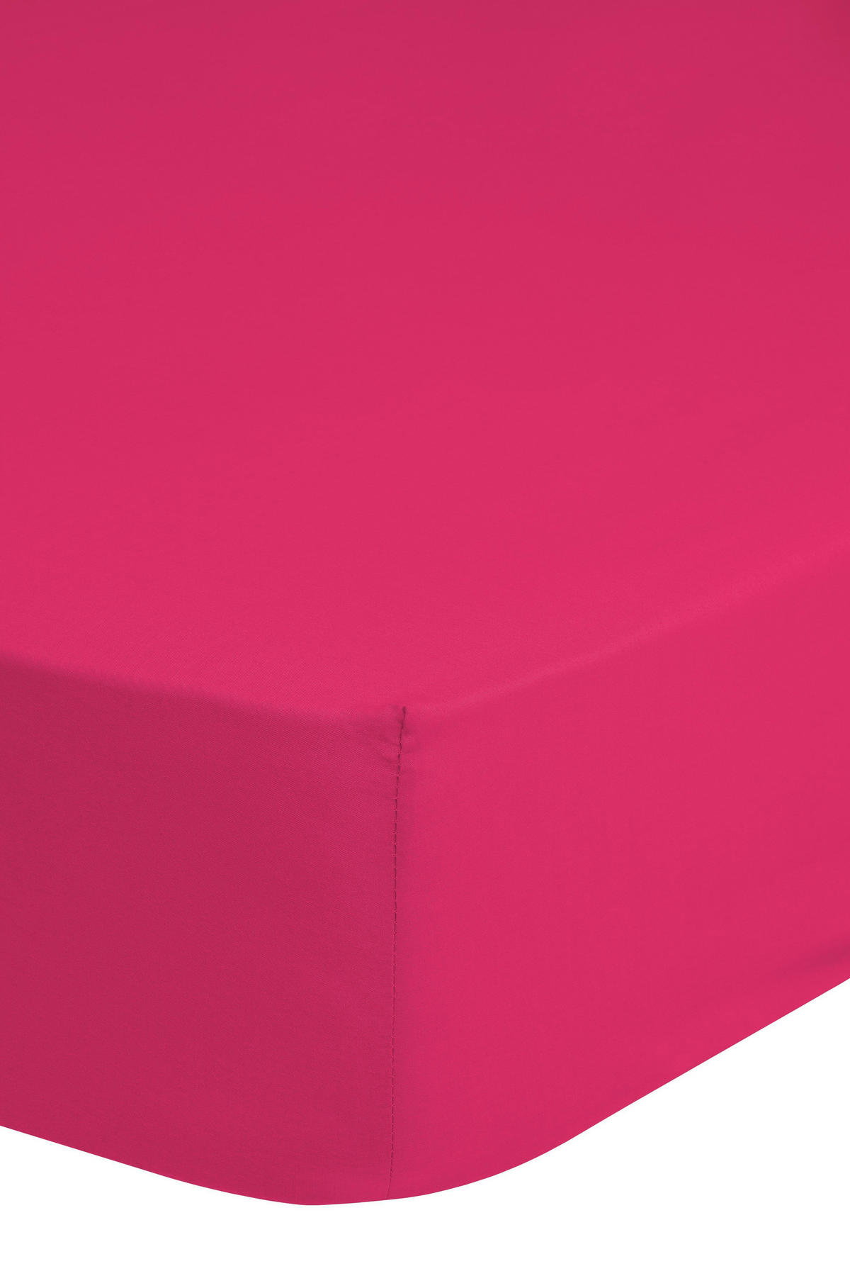 SPANNBETTTUCH Good Morning Jersey uni Jersey  - Pink, Basics, Textil (140/200cm) - MID.YOU
