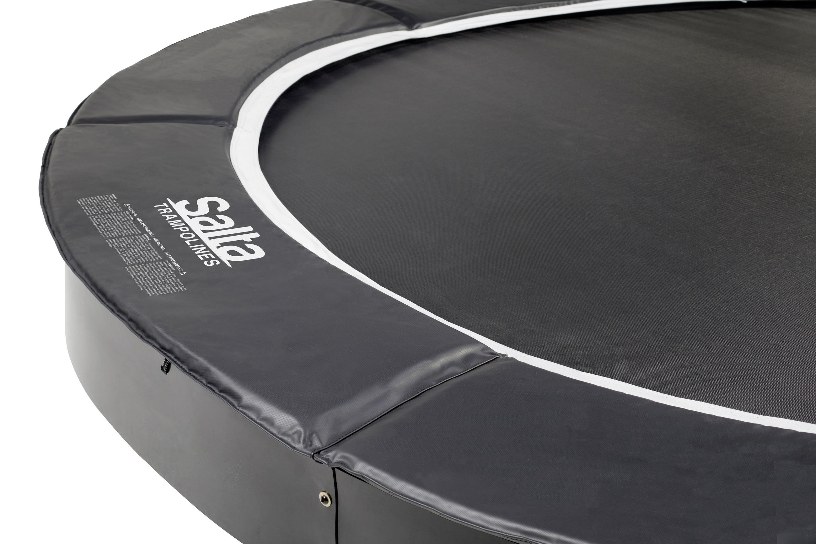 BODENTRAMPOLIN SALTA 5065A  - Schwarz, Trend, Metall (366cm) - Salta