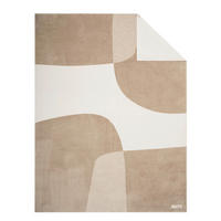 PLÉD 150/200 cm  - bézs/fehér, Basics, textil (150/200cm) - S. Oliver