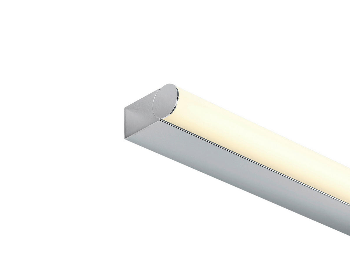 SPIEGELLEUCHTE Ponto-S 3/60/5 cm  - Chromfarben, Design, Kunststoff/Metall (3/60/5cm) - Helestra