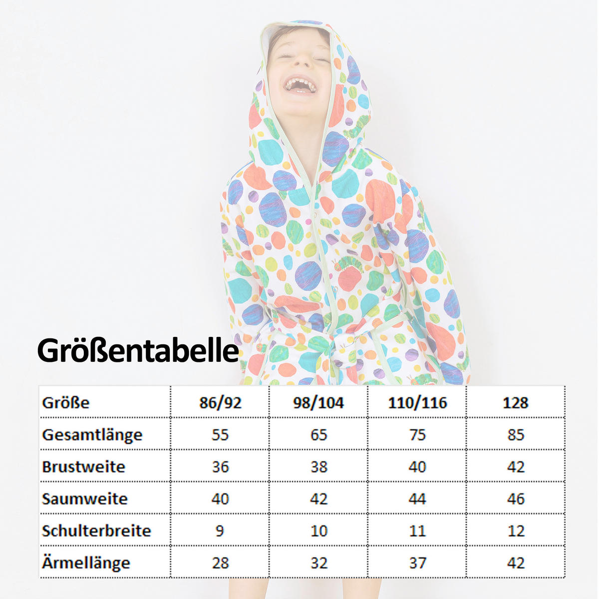 KINDERBADEMANTEL 86/92  - Multicolor, Basics, Textil (86/92null)