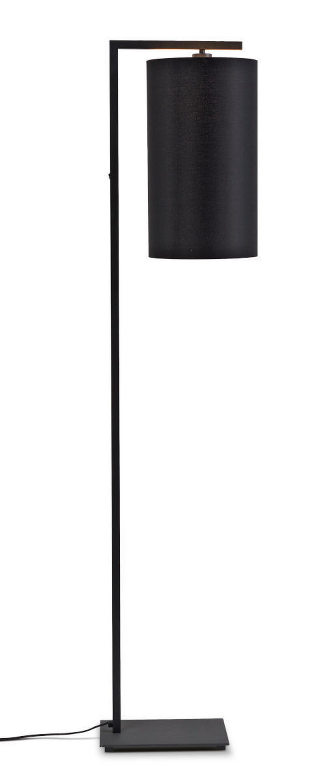 STEHLEUCHTE 35/160 cm    - Schwarz, Basics, Textil/Metall (35/160cm) - It's about Romi