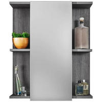 SPIEGELSCHRANK 60/71/20 cm  - Silberfarben, Modern, Glas/Holzwerkstoff (60/71/20cm) - MID.YOU