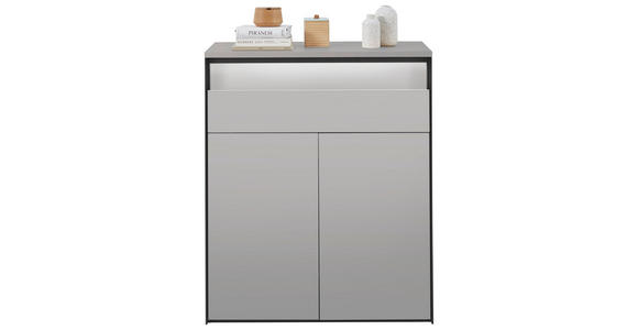 SCHUHSCHRANK  in 87,7/105,6/37,8 cm  - Beige/Schwarz, KONVENTIONELL, Holzwerkstoff (87,7/105,6/37,8cm) - Voleo