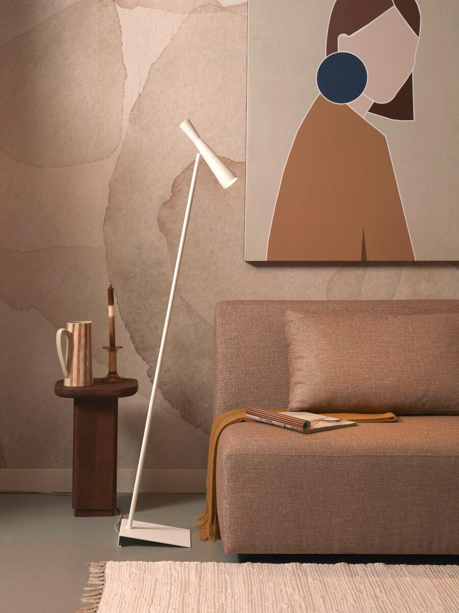 STEHLEUCHTE 22/25/145.5 cm    - Weiß, Trend, Metall (22/25/145.5cm) - It's about Romi